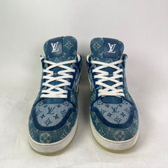 Louis Vuitton Monogram Denim High-Top LV Trainer