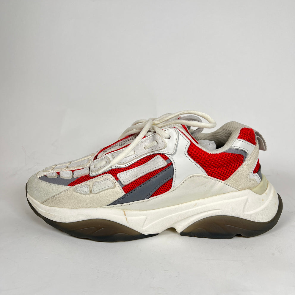 Amiri Grey/Red Bone Runner Size 42