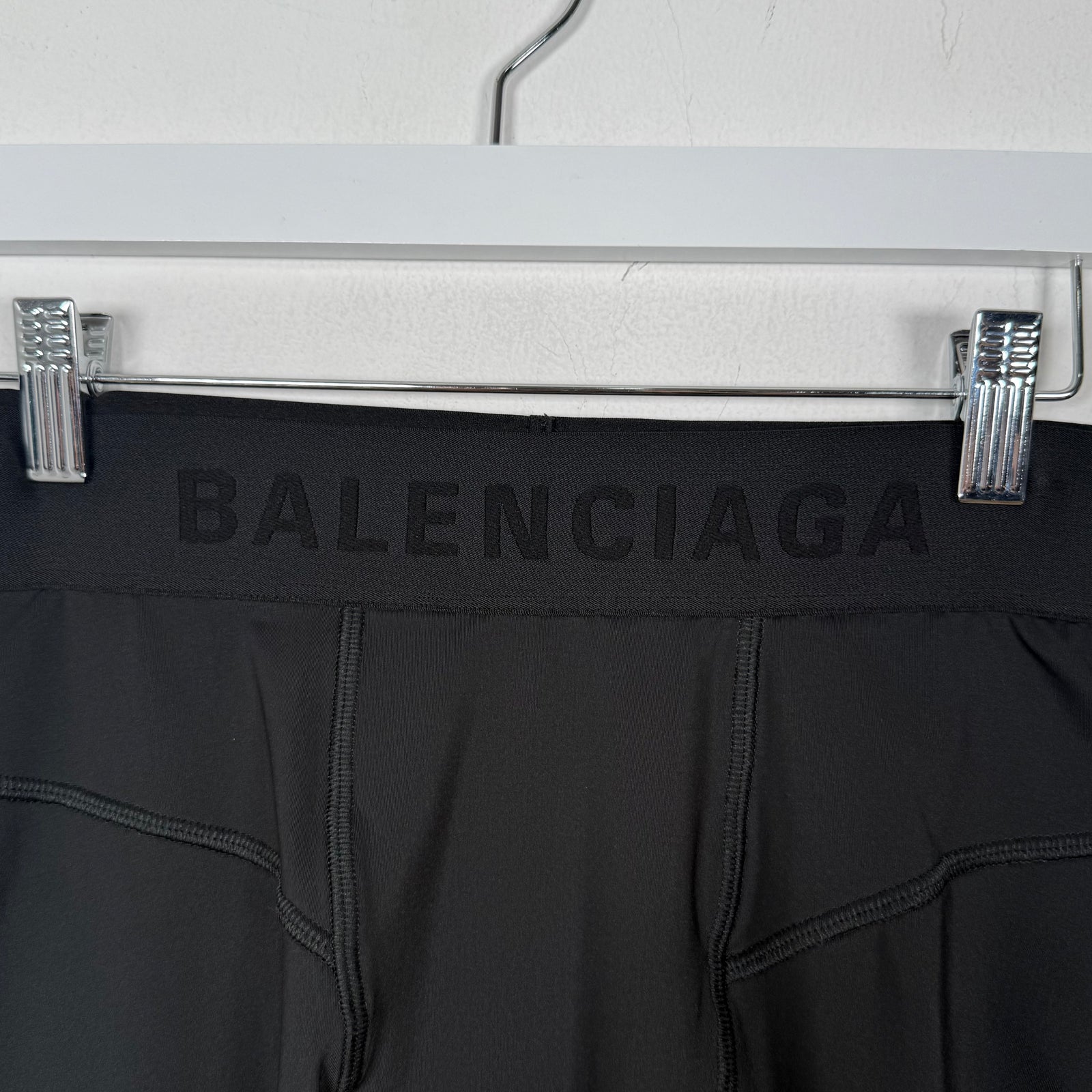 Balenciaga Black Biker Shorts Size L