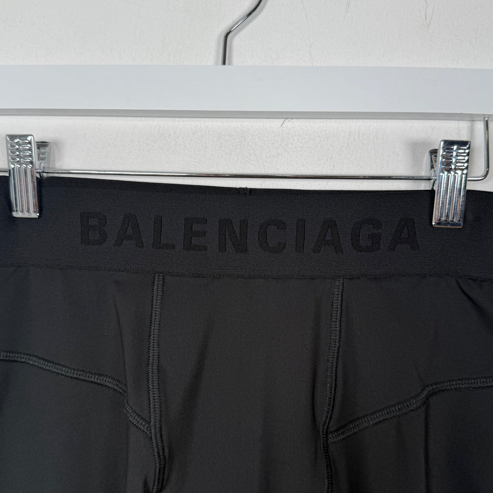 Balenciaga Black Biker Shorts Size L