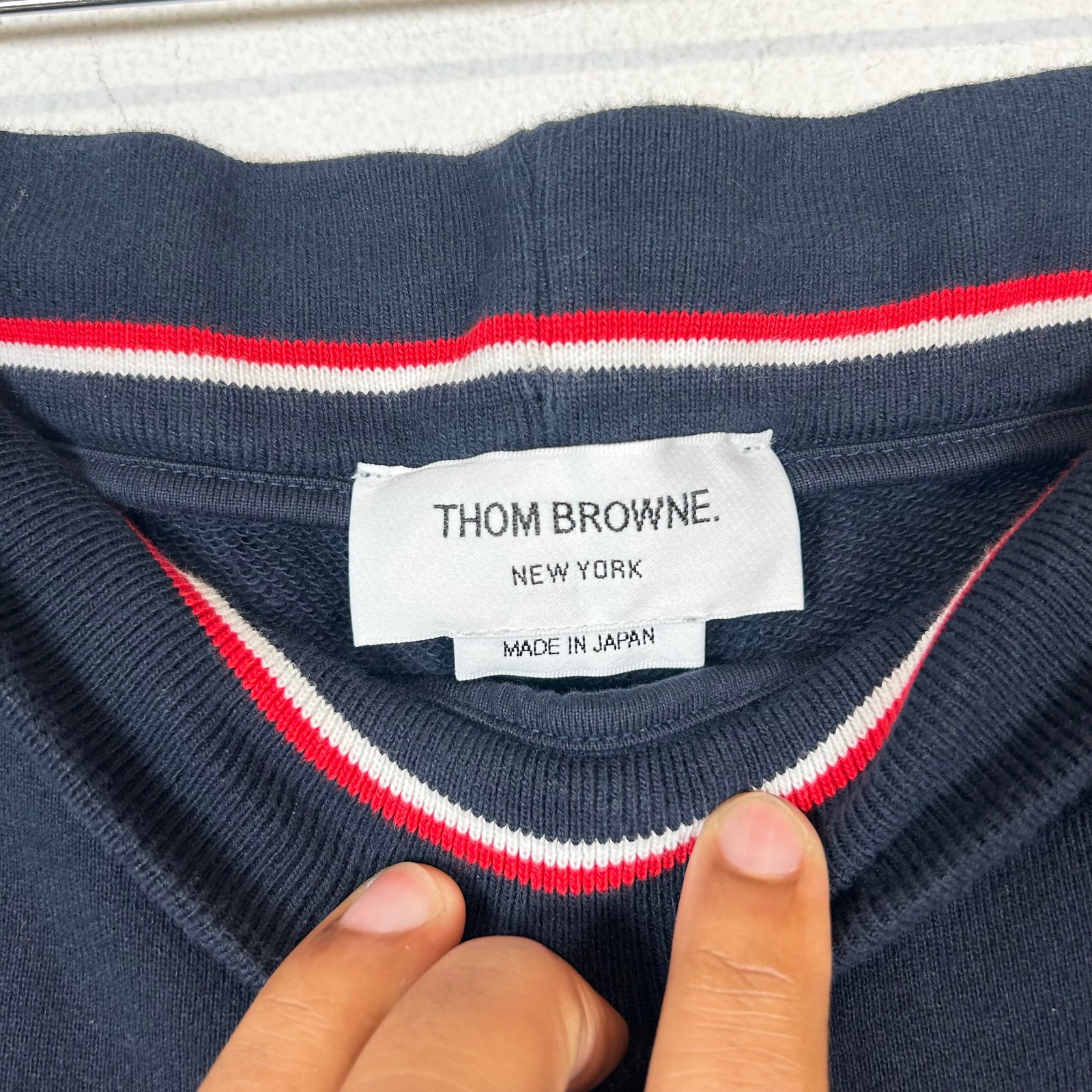 Thom Browne Navy 4-Bar Sweatpants Size 3