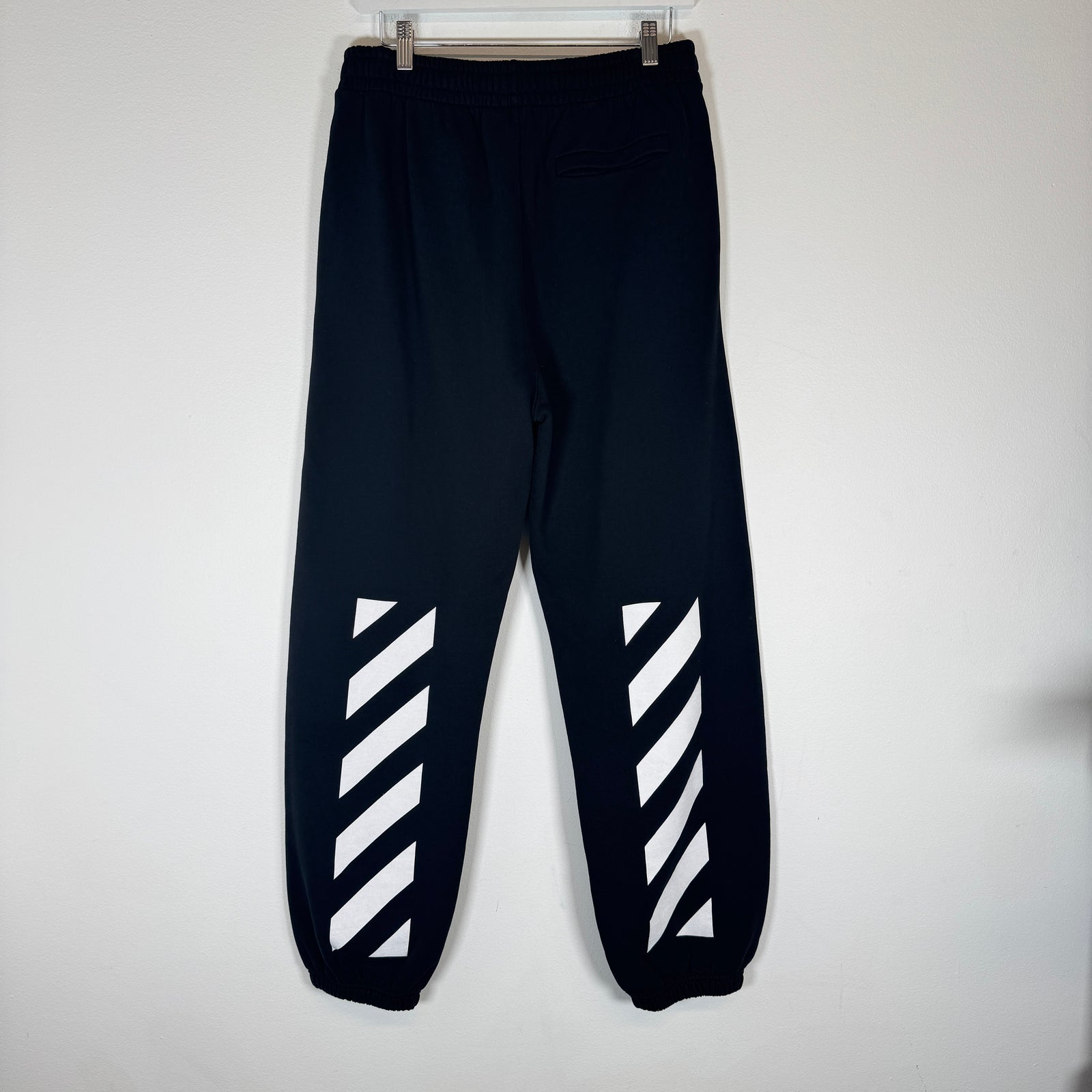 Off-White Black/White Logo Sweatpants Size M
