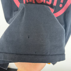 Gallery Dept Black "Stop Being Racist" T-shirt Size S