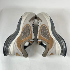 Gucci Gray/Brown Interlocking G Runners Size GG 8.5