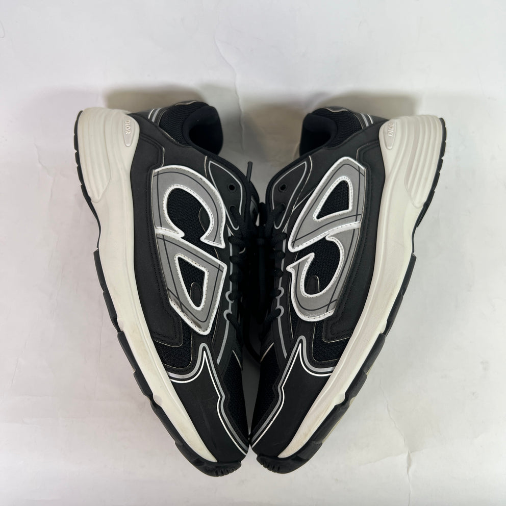 Dior B30 Black/White Mesh Sneaker Size 44