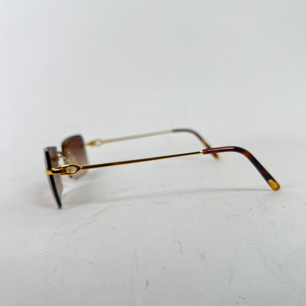 Cartier C Decor CT0006RS Rimless Glasses