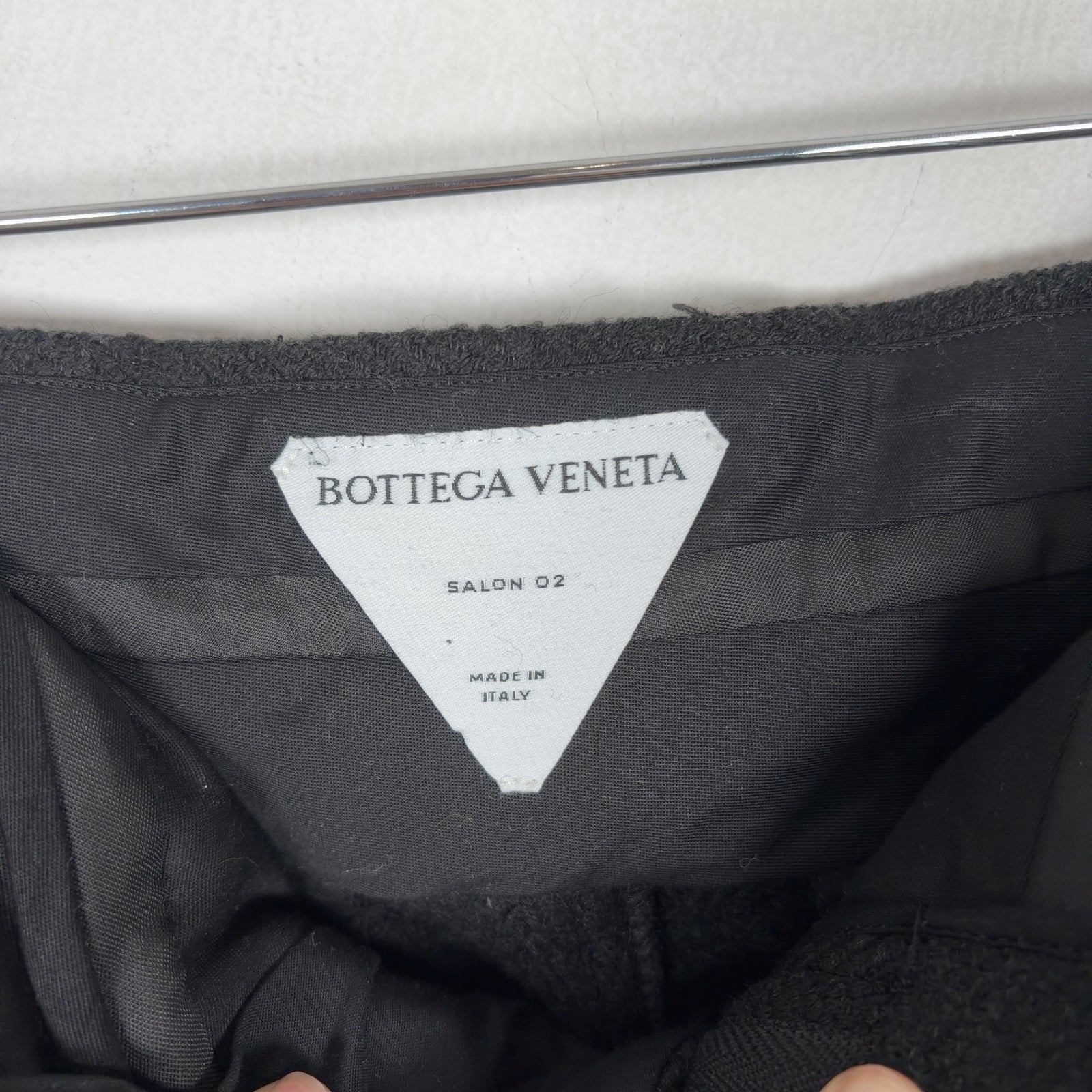 Bottega Veneta Herringbone Wool Cargo Pants