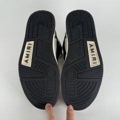 Amiri Black/White Skeleton High-Top Sneakers Size 8
