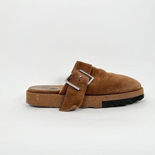 Off-White Suede Mules Size 43