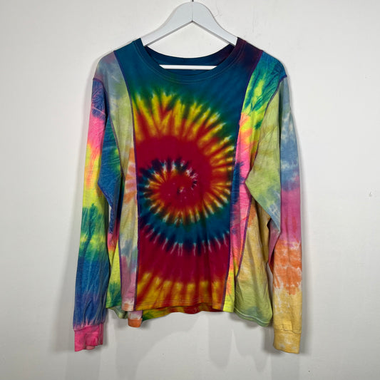 Needles Tye-Dye Patchwork Long-Sleeve Size M