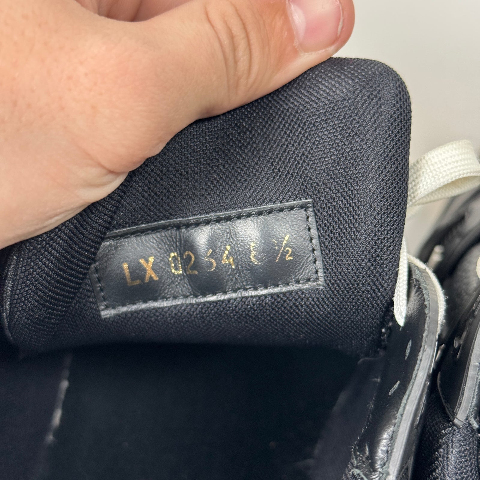 Louis Vuitton Black/Black Trainer Size LV 8.5