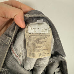 Helmut Lang Grey Vintage Clean Broken Denim Jeans Size 31