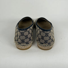 Gucci Navy Espadrilles Slip-on Sneaker Size 14