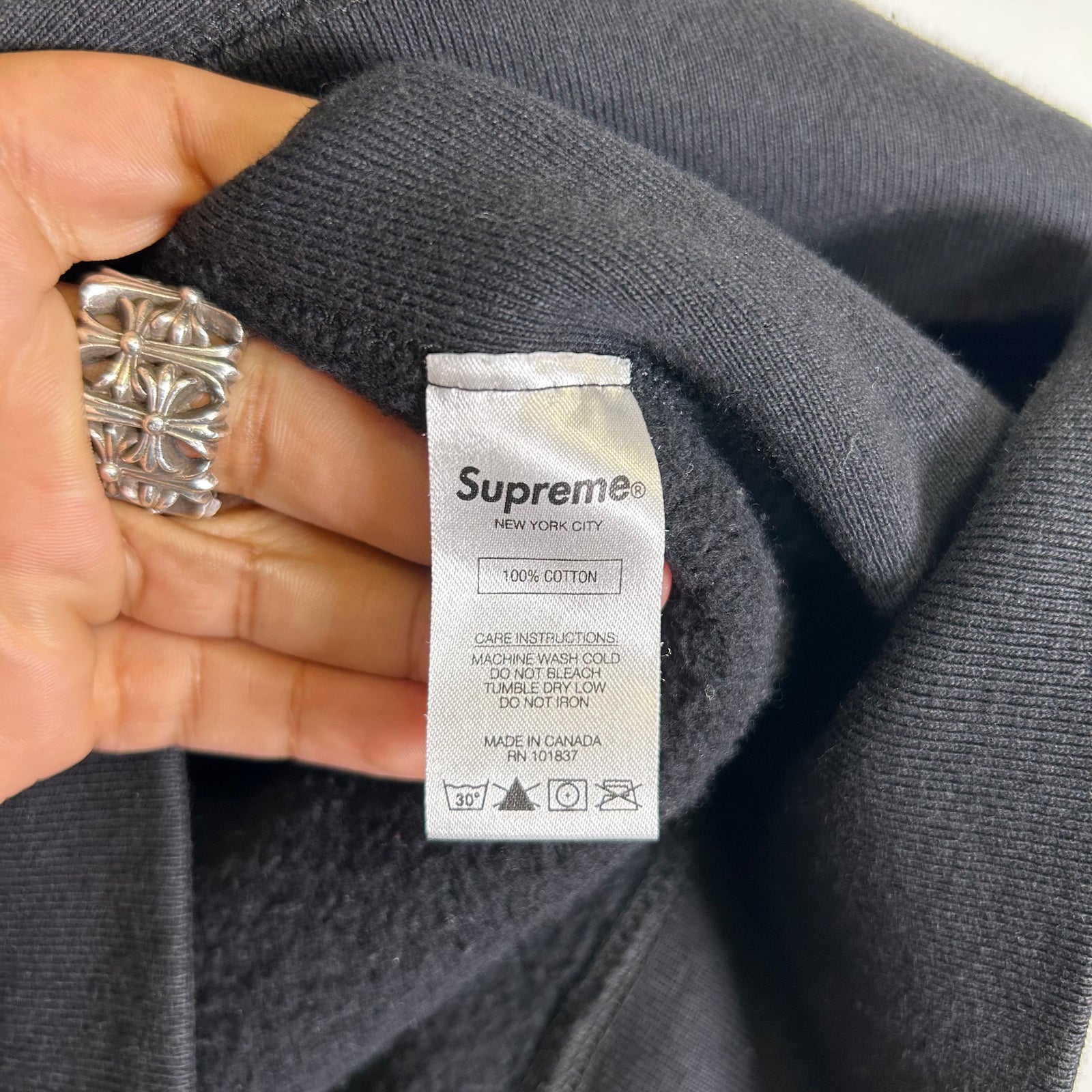 Supreme Black Box Logo Crewneck