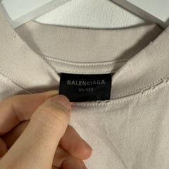 Balenciaga Stencil Spell Out Logo Graphic Size XS