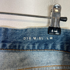 Saint Laurent Lightwash D18 Distressed Jeans