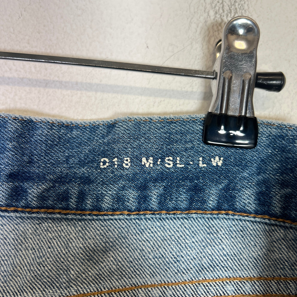 Saint Laurent Lightwash D18 Distressed Jeans