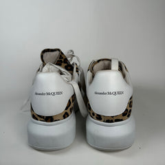 Alexander McQueen Suede Leopard Sneakers Size 39