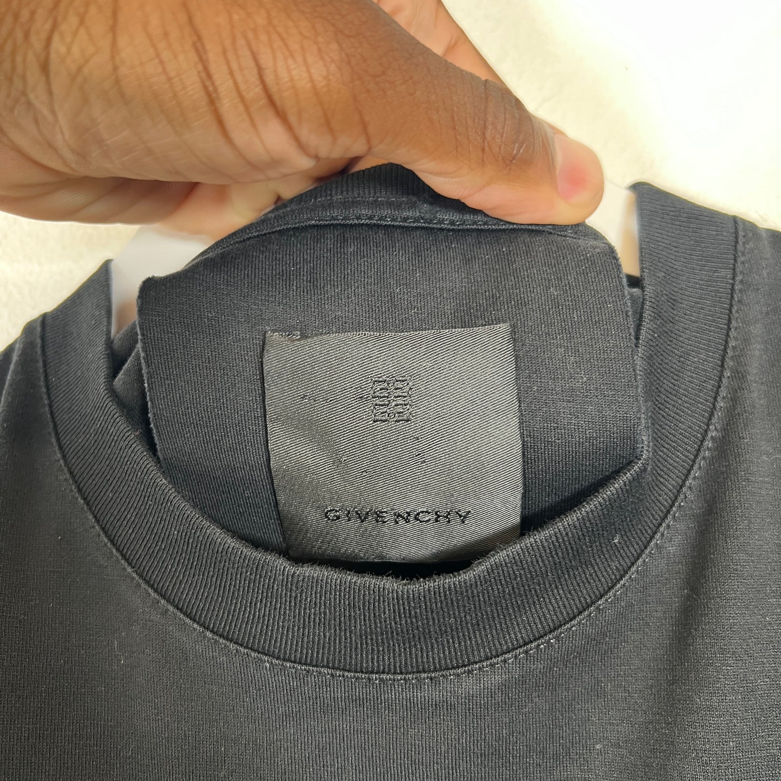 Givenchy Black Paris Cross T-Shirt Size S