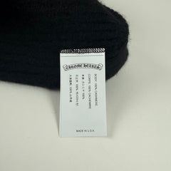 Chrome Hearts 'Big Daddy' Cashmere CH Black Beanie