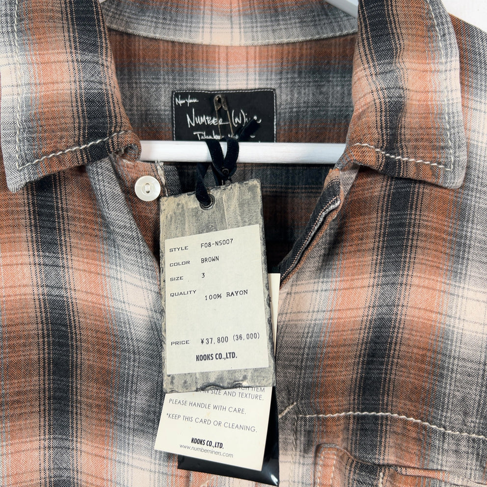 Number (N)ine 'The High Streets' Flannel