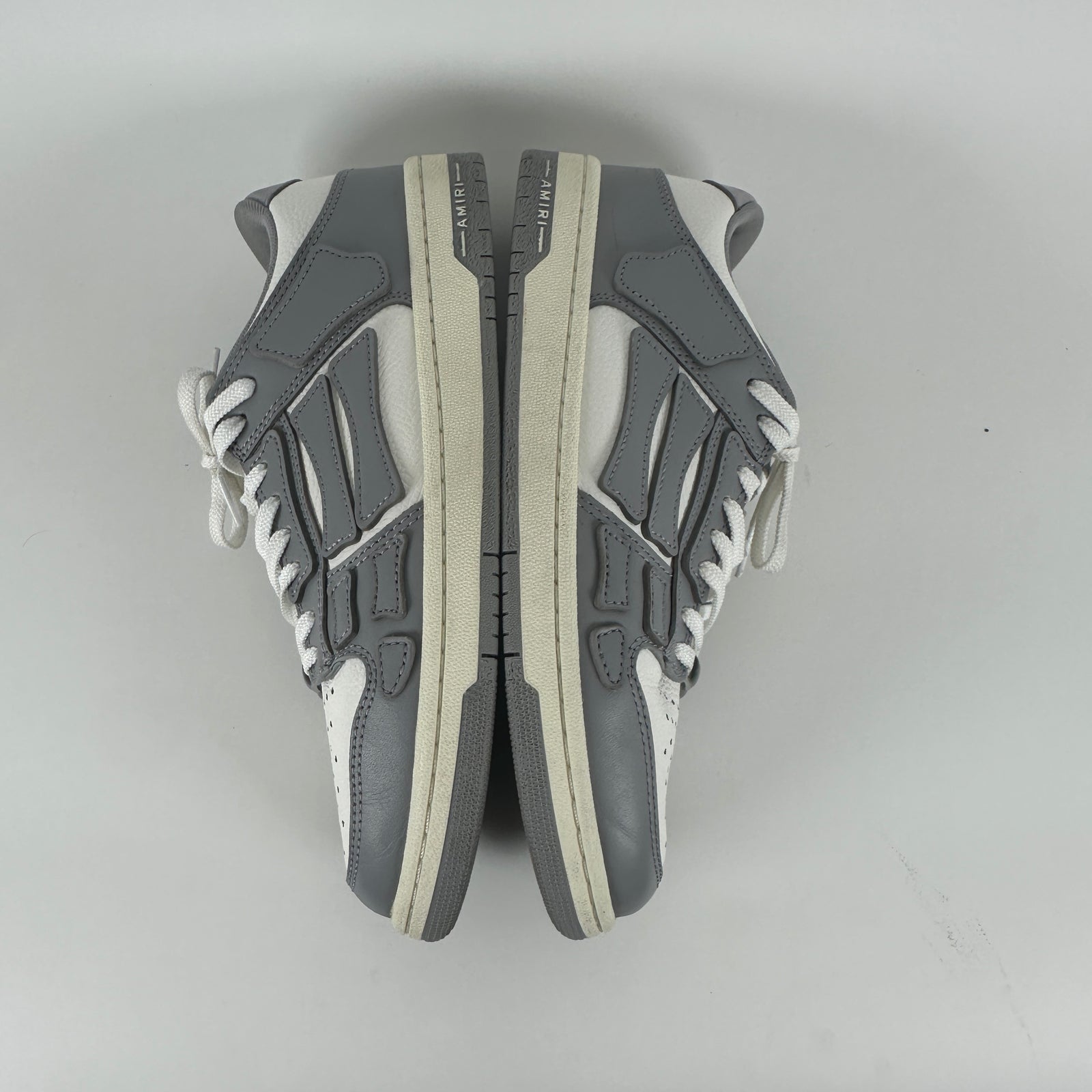 Amiri Grey Bone Low-Top Size 8