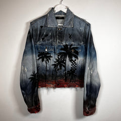Amiri Beach Jean Jacket Size XS