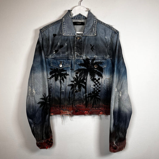 Amiri Beach Jean Jacket Size XS