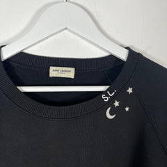 Saint Laurent Black Star Crewneck Size M