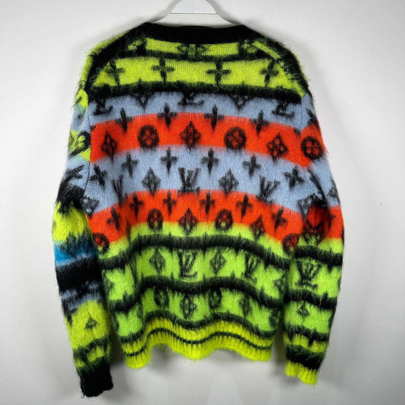 Louis Vuitton Multi Color Mohair Cardigan