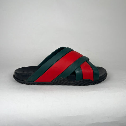 Gucci Agrado Web Strap Sandal Size 10