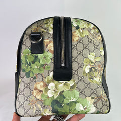 Gucci GG Supreme Blooms Medium Duffle Bag