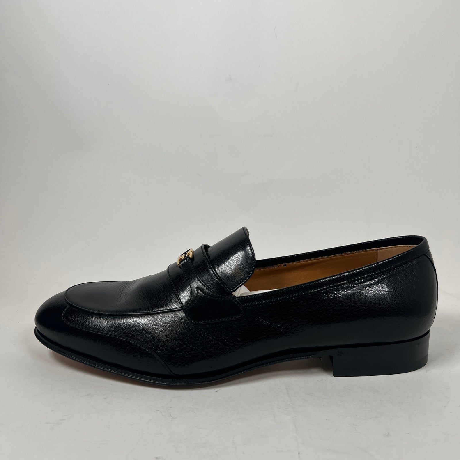 Gucci Interlocking G Leather Loafers Size GG 9.5