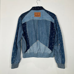 Marine Serre Regenerated Patchwork Jean Jacket Size M
