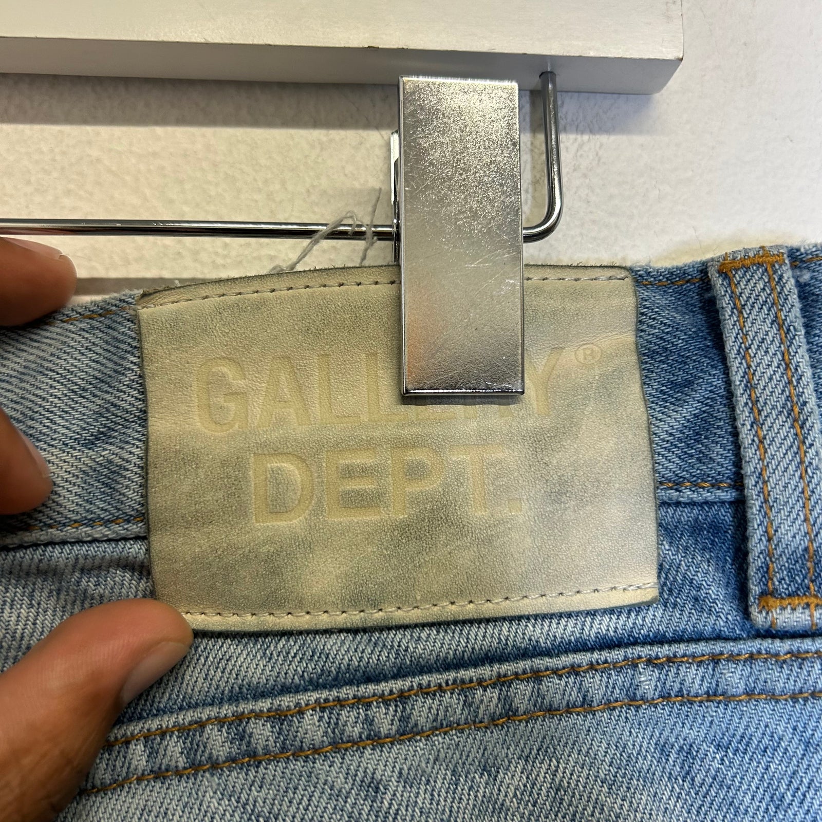 Gallery Dept Lightwash LA Blvd Flame Jeans Size 33