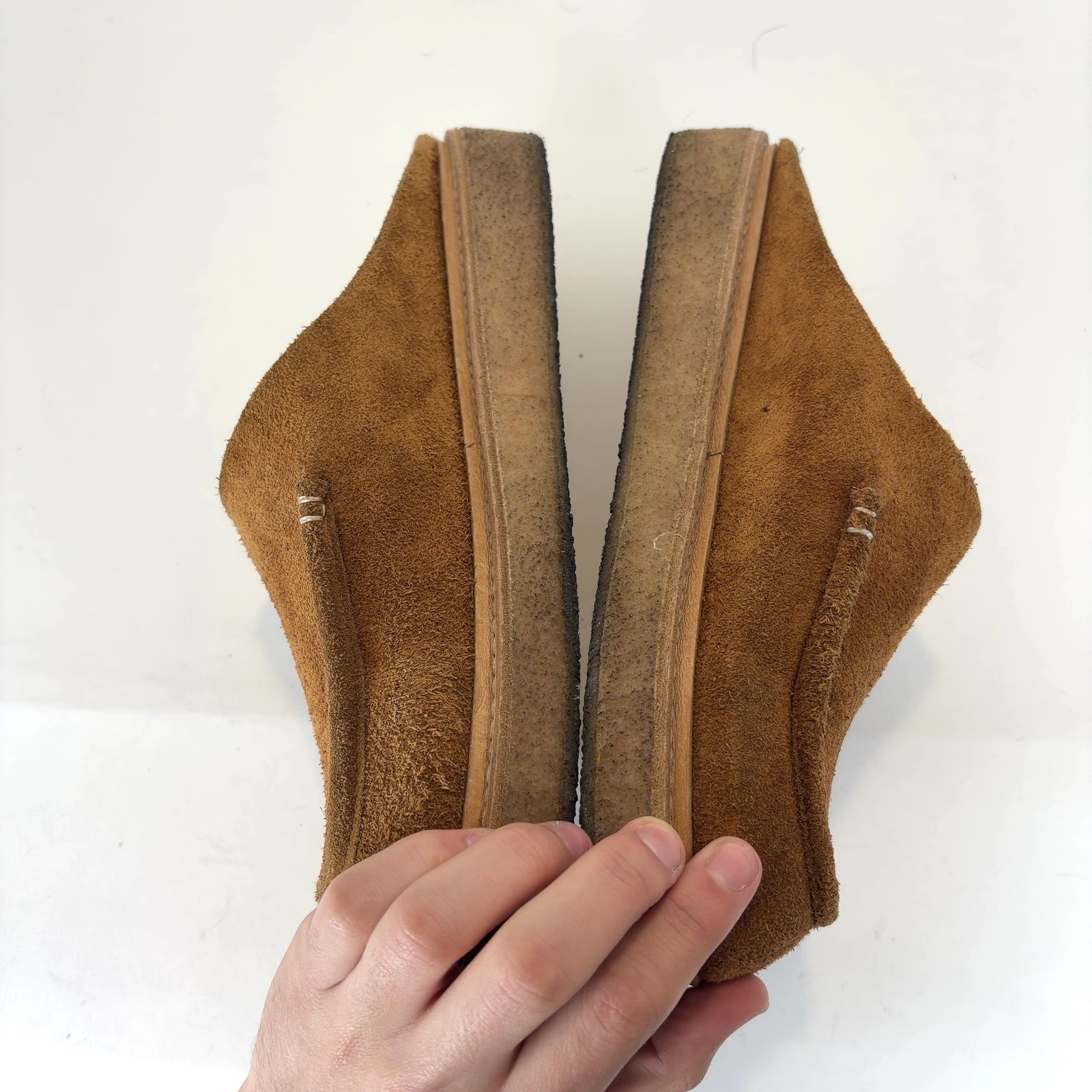 Marni Round Toe Crepe Sole Suede Mules Sandals