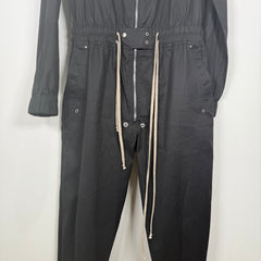 Rick Owens Luxor FW/23 Black Jumpsuit Size XL