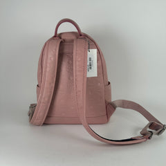 Mcm Pink Logo Emprinte Backpack
