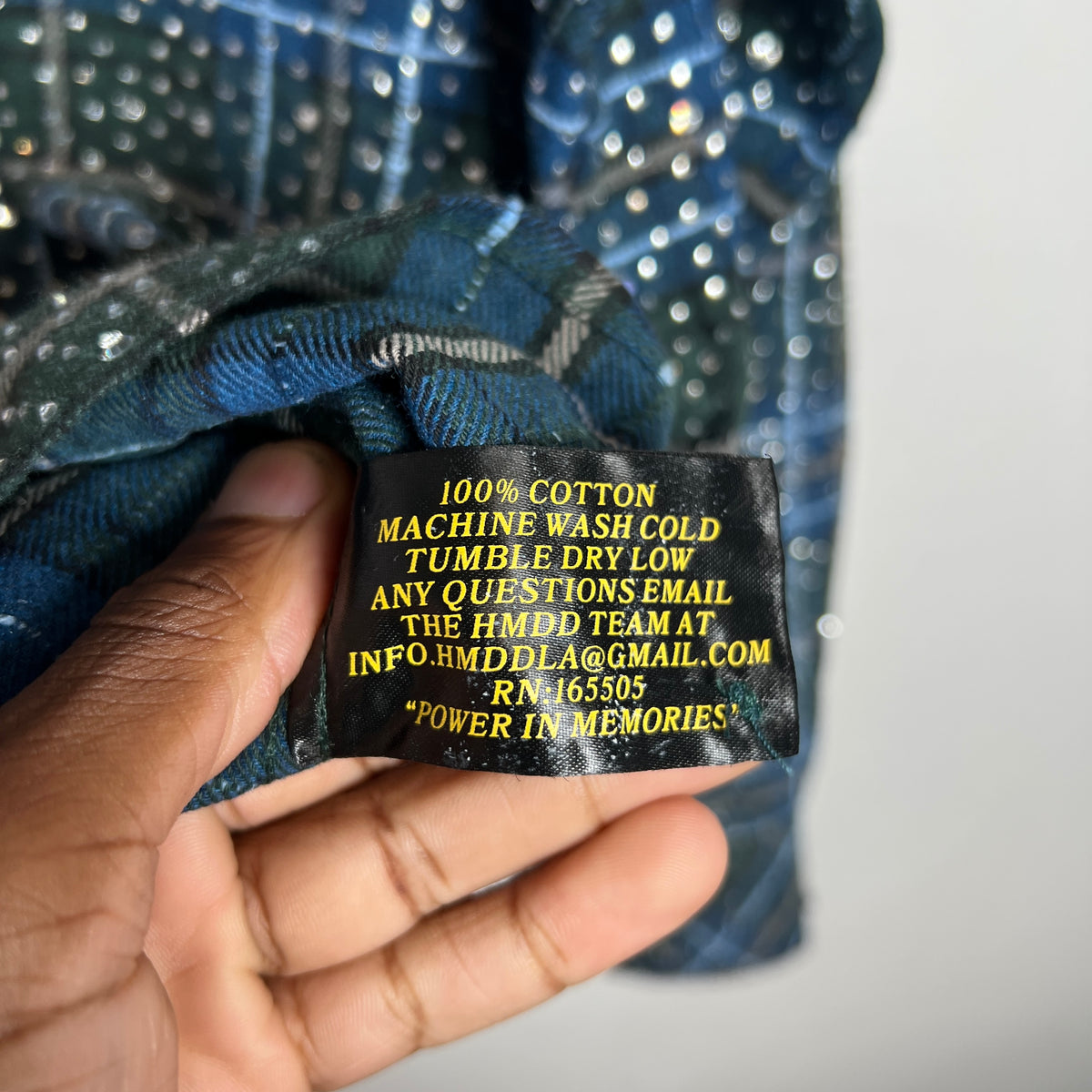HMDD Green Disco Flannel Shirt