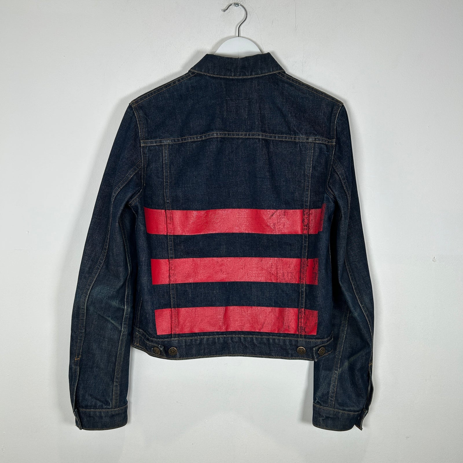 Helmut Lang 3 Stripe Jean Jacket Size S