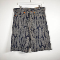 Kapital Feather Jean Shorts Size 34