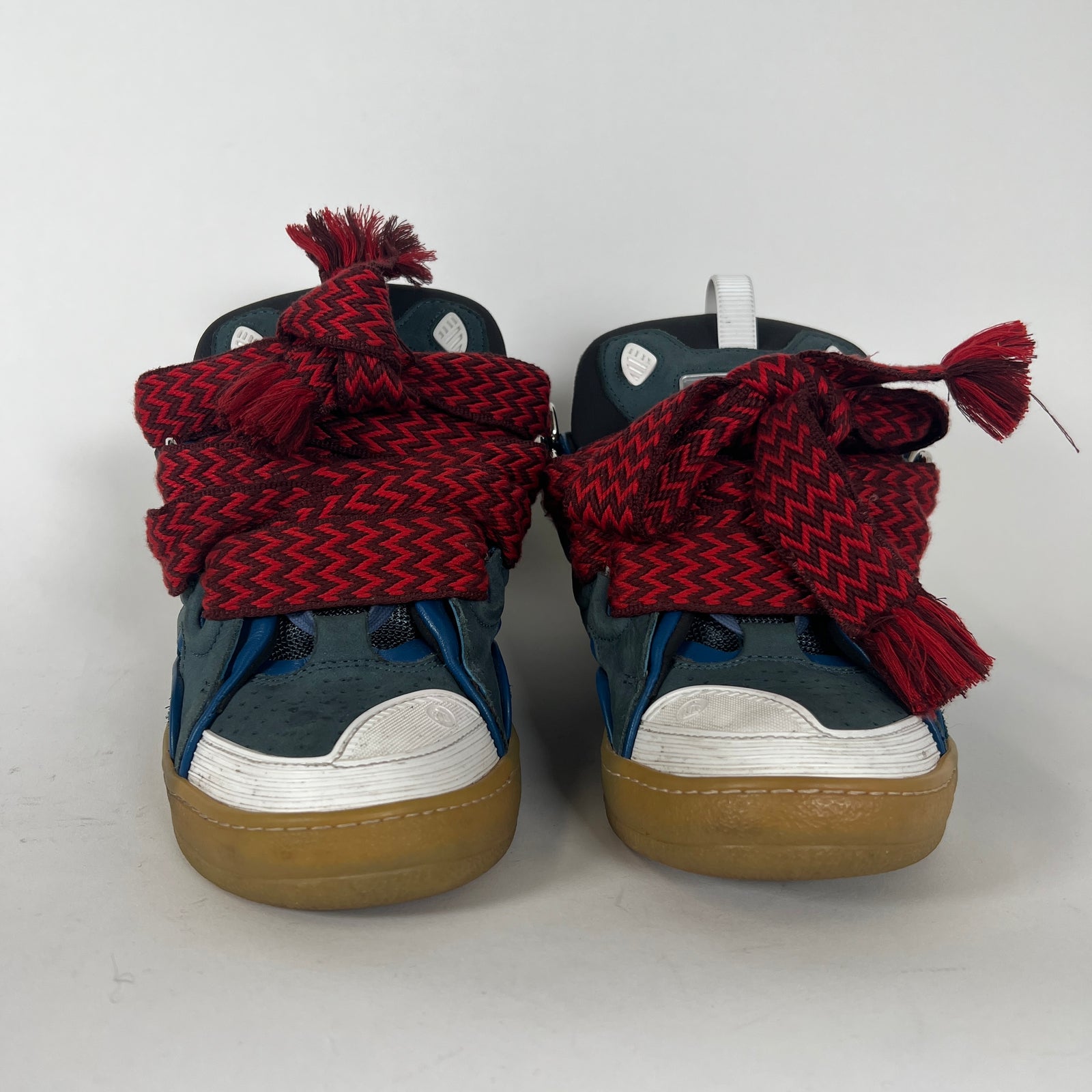 Lanvin Blue Curb Sneaker Size 42