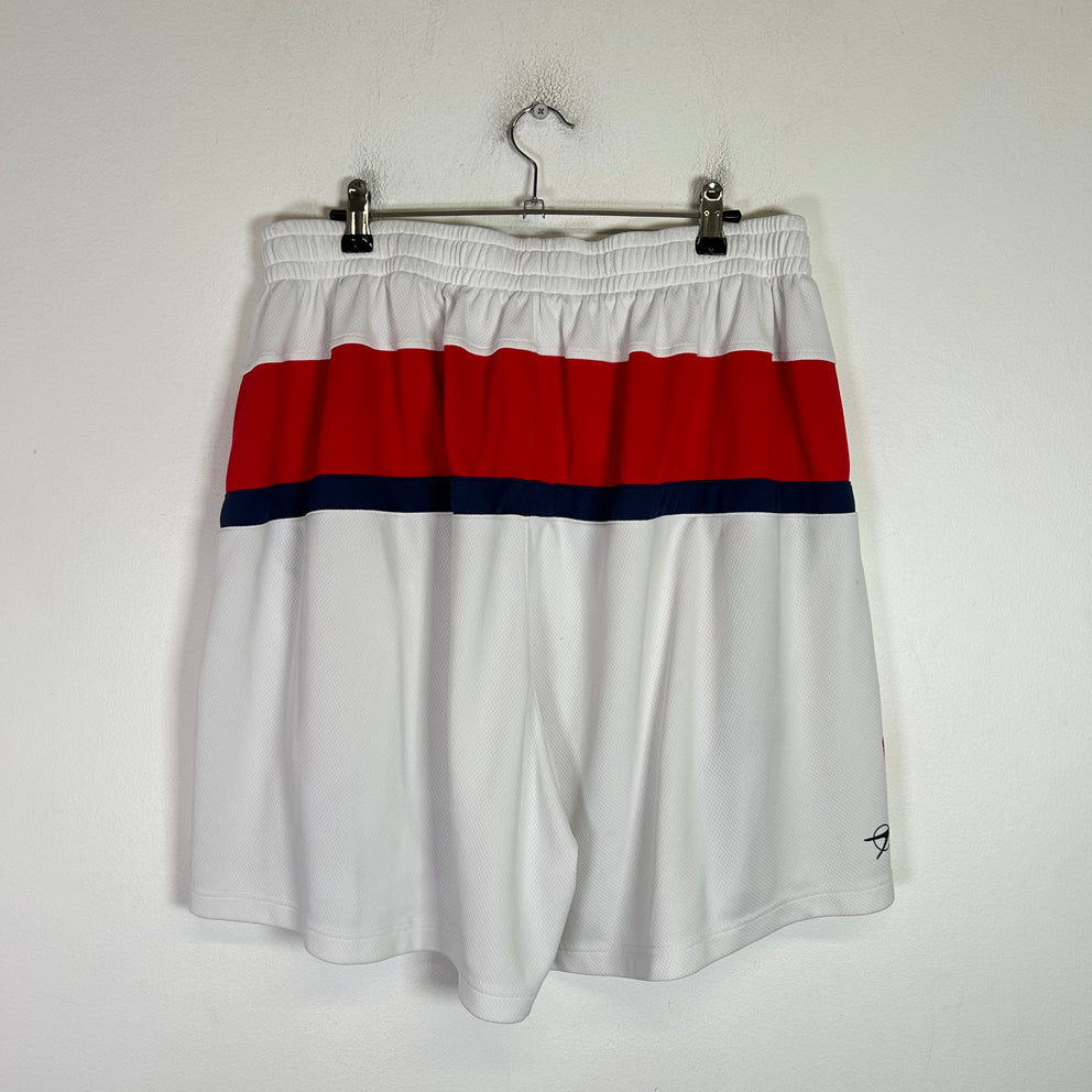 Balenciaga Hockey Logo Mesh Shorts