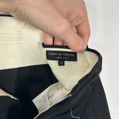 CDG Black Skirt Pants Size 30