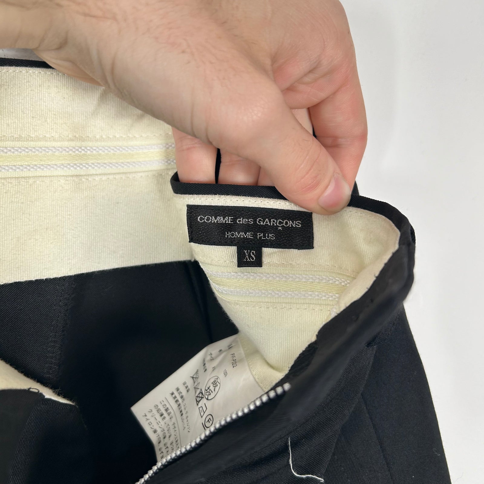 CDG Black Skirt Pants Size 30
