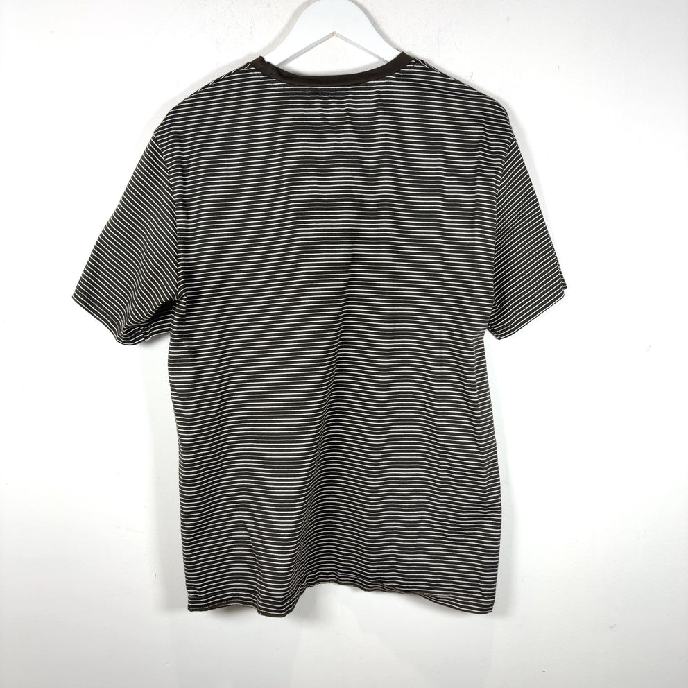 A.P.C Striped Logo T-Shirts