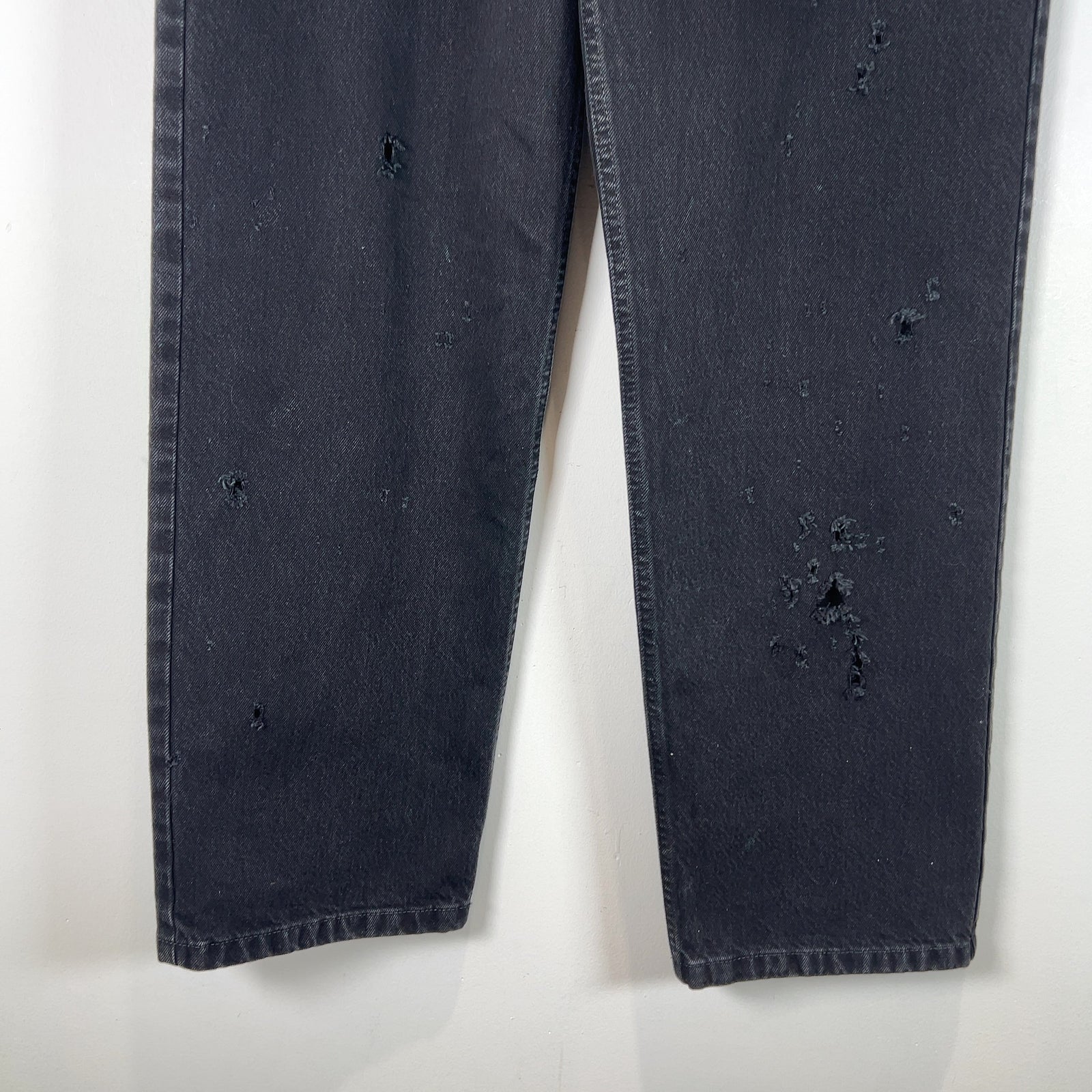 Balenciaga Shotgun Distressed Pants