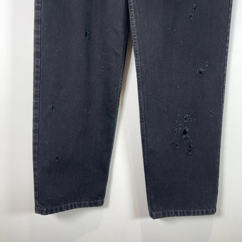 Balenciaga Shotgun Distressed Pants