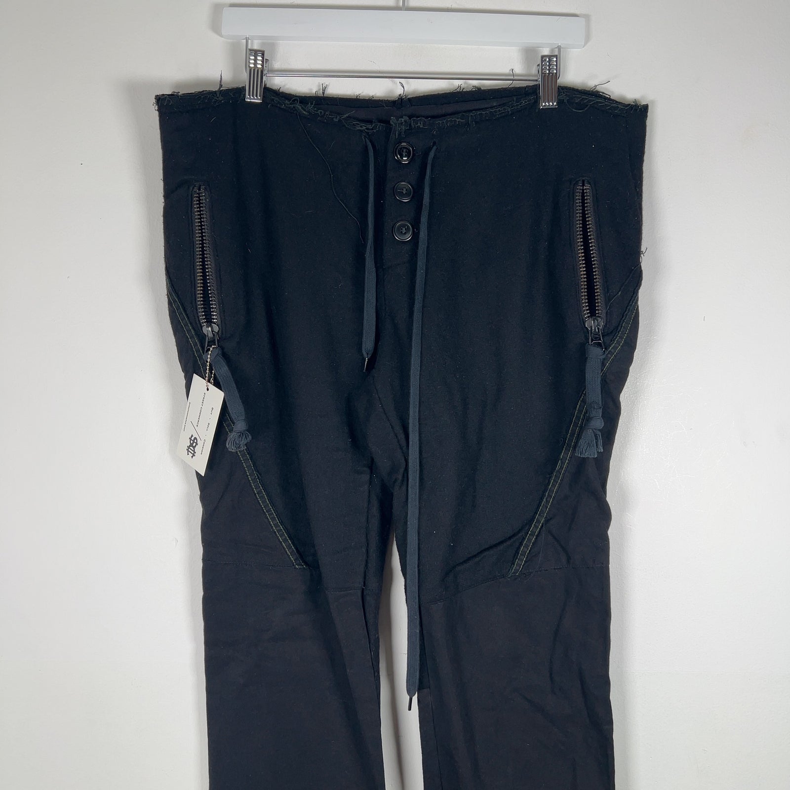 Greg Lauren Baker Hybrid Black Pants
