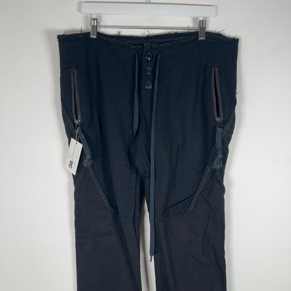 Greg Lauren Baker Hybrid Black Pants